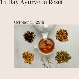 15 Day Ayurveda Reset